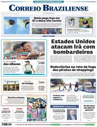 Capa do jornal Correio Braziliense 22/06/2025