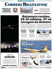 Capa do jornal Correio Braziliense 22/08/2025
