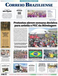 Capa do jornal Correio Braziliense 22/09/2025