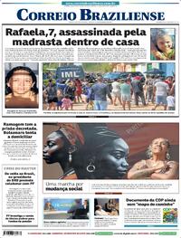 Capa do jornal Correio Braziliense 22/11/2025