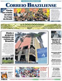Capa do jornal Correio Braziliense 22/12/2025