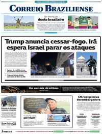 Capa do jornal Correio Braziliense 24/06/2025