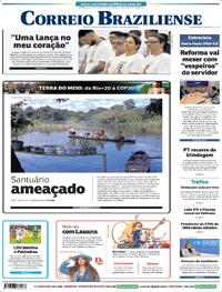 Capa do jornal Correio Braziliense 24/10/2025