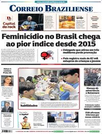 Capa do jornal Correio Braziliense 25/07/2025