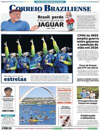 Capa do jornal Correio Braziliense 25/08/2025