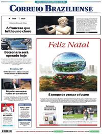 Capa do jornal Correio Braziliense 25/12/2025