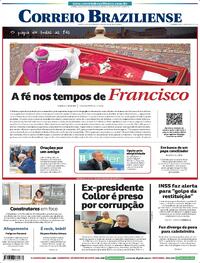 Capa do jornal Correio Braziliense 26/04/2025