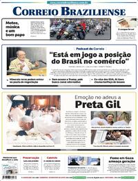 Capa do jornal Correio Braziliense 26/07/2025