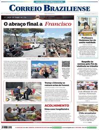 Capa do jornal Correio Braziliense 27/04/2025