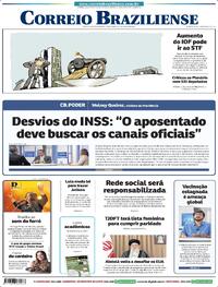 Capa do jornal Correio Braziliense 27/06/2025