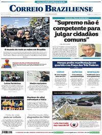 Capa do jornal Correio Braziliense 27/07/2025