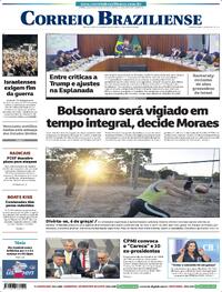 Capa Correio Braziliense 27/08/2025