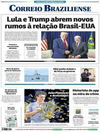 Capa do jornal Correio Braziliense 27/10/2025