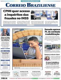 Capa do jornal Correio Braziliense 28/08/2025