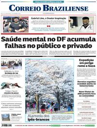 Capa do jornal Correio Braziliense 28/09/2025