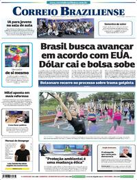 Capa do jornal Correio Braziliense 28/10/2025