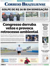 Capa do jornal Correio Braziliense 28/11/2025