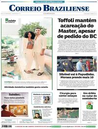 Capa do jornal Correio Braziliense 28/12/2025
