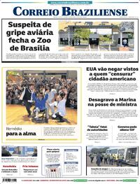 Capa do jornal Correio Braziliense 29/05/2025