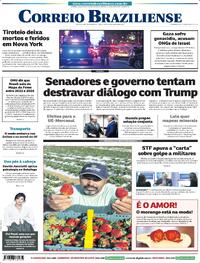 Capa do jornal Correio Braziliense 29/07/2025