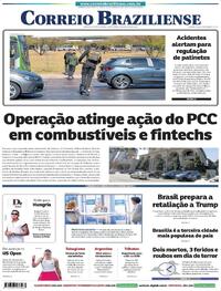 Capa do jornal Correio Braziliense 29/08/2025
