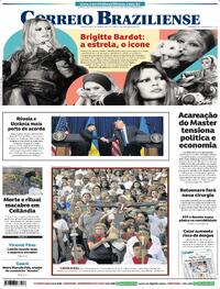 Capa do jornal Correio Braziliense 29/12/2025