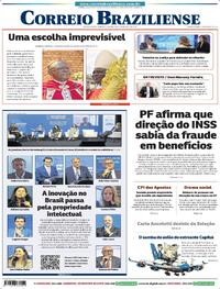 Capa do jornal Correio Braziliense 30/04/2025