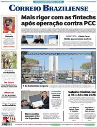 Capa do jornal Correio Braziliense 30/08/2025