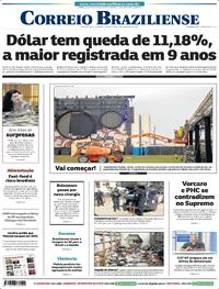 Capa do jornal Correio Braziliense 31/12/2025