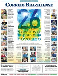 Capa do jornal Correio Braziliense 01/01/2026