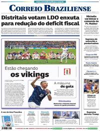 Capa Jornal Correio Braziliense
