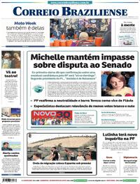 Capa Correio Braziliense 01/08/2026