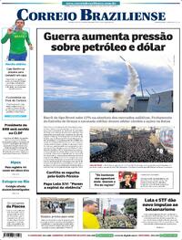 Capa do jornal Correio Braziliense 02/03/2026