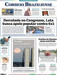 Capa do jornal Correio Braziliense 02/05/2026