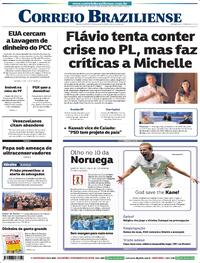 Capa Correio Braziliense 02/07/2026