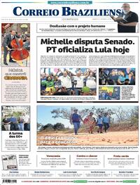 Capa Correio Braziliense 02/08/2026
