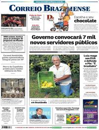 Capa do jornal Correio Braziliense 03/04/2026