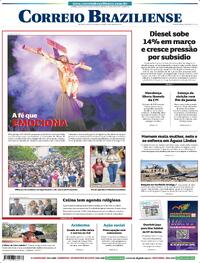 Capa do jornal Correio Braziliense 04/04/2026
