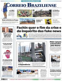 Capa Correio Braziliense 05/09/2026