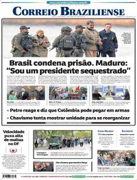 Capa do jornal Correio Braziliense 06/01/2026