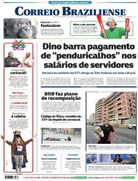 Capa do jornal Correio Braziliense 06/02/2026