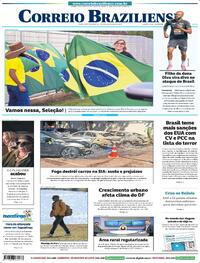 Capa Correio Braziliense 06/06/2026