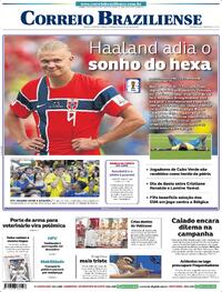Capa Correio Braziliense 06/07/2026