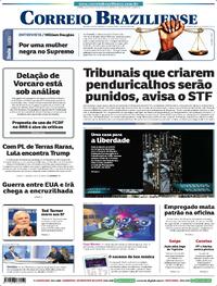 Capa do jornal Correio Braziliense 07/05/2026