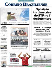 Capa Jornal Correio Braziliense