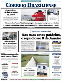 Capa do jornal Correio Braziliense 08/01/2026