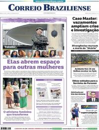 Capa do jornal Correio Braziliense 08/03/2026