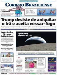 Capa do jornal Correio Braziliense 08/04/2026