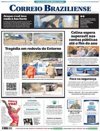 Capa do jornal Correio Braziliense 08/08/2026