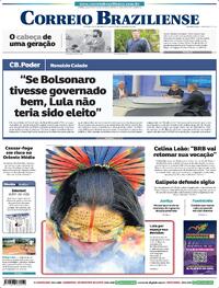 Capa do jornal Correio Braziliense 09/04/2026
